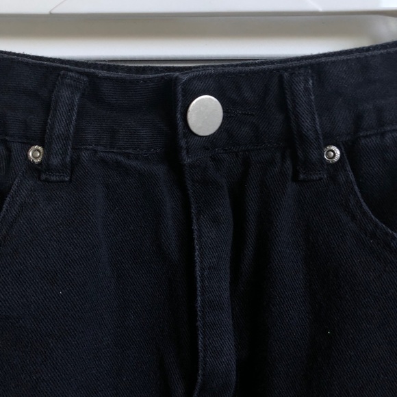 Black Denim Skirt - Picture 3 of 5